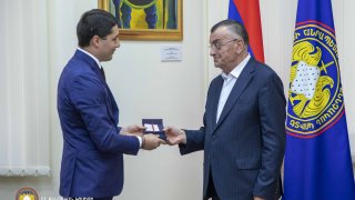 В рамках 10-летия Следственного комитета РА председатель СК РА встретился с ветеранами системы и наградил их, а также был основан музей истории СК РА (видео, фотографии)